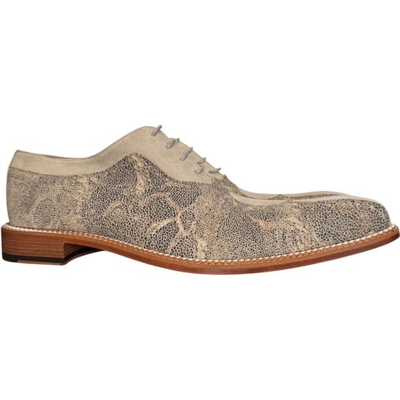 NEW Emilio Franco Italy Stingray Embossed Oxford suede Shoes 42.5 EU / 9.5 US - Picture 3 of 16